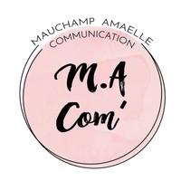 M.A Com' logo, M.A Com' contact details