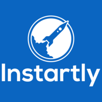 Instartly logo, Instartly contact details