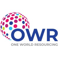 One World Resourcing logo, One World Resourcing contact details