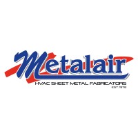 METALAIR logo, METALAIR contact details