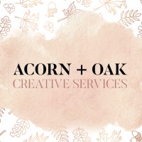 Acorn + Oak Creative Services logo, Acorn + Oak Creative Services contact details