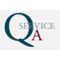 QA Service logo, QA Service contact details