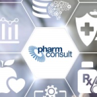 PharmConsult logo, PharmConsult contact details