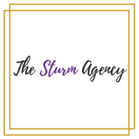 The Sturm Agency logo, The Sturm Agency contact details