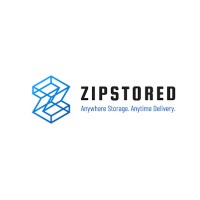 ZipStored logo, ZipStored contact details