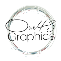 One43 Graphics logo, One43 Graphics contact details