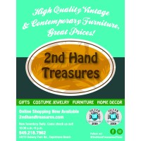 2nd Hand Treasures logo, 2nd Hand Treasures contact details