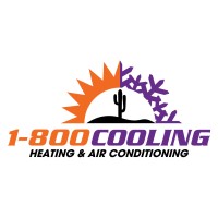 1-800 Cooling logo, 1-800 Cooling contact details