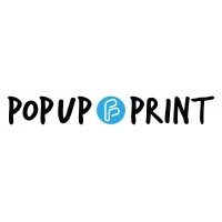 Pop Up Print logo, Pop Up Print contact details