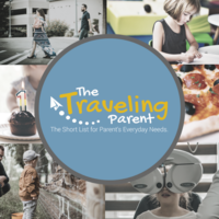 The Traveling Parent logo, The Traveling Parent contact details