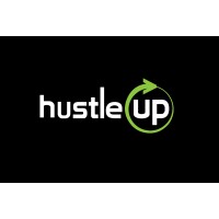 hustle up logo, hustle up contact details