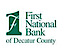 First National Bank of Decatur County logo, First National Bank of Decatur County contact details