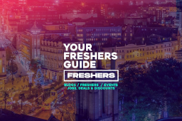 The Freshers Guide logo, The Freshers Guide contact details