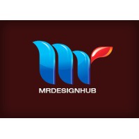 MR Designhub logo, MR Designhub contact details