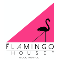 The Flamingo House logo, The Flamingo House contact details