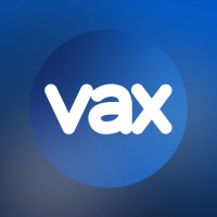 VAX logo, VAX contact details