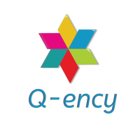 Q-ency logo, Q-ency contact details