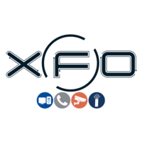 XFO logo, XFO contact details