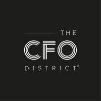 The CFO District logo, The CFO District contact details