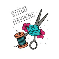 Stitch Happens logo, Stitch Happens contact details