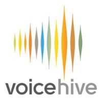 VoiceHive logo, VoiceHive contact details