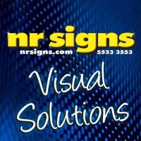 NR Signs logo, NR Signs contact details