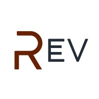 REV logo, REV contact details