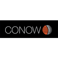 CONOW logo, CONOW contact details