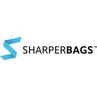 SharperBags logo, SharperBags contact details