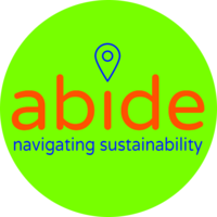 abide: navigating sustainability logo, abide: navigating sustainability contact details