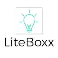 LiteBoxx logo, LiteBoxx contact details