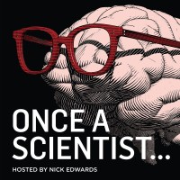 Once a Scientist podcast logo, Once a Scientist podcast contact details