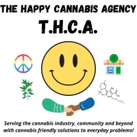 The Happy Cannabis Agency logo, The Happy Cannabis Agency contact details