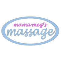 mama meg's massage logo, mama meg's massage contact details