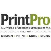 PrintPro logo, PrintPro contact details