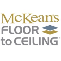 'McKean''s Floor to Ceiling' logo, 'McKean''s Floor to Ceiling' contact details