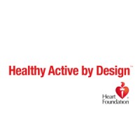 Healthy Active by Design logo, Healthy Active by Design contact details