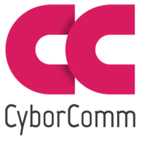 CyborComm logo, CyborComm contact details