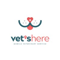 Vets Here! logo, Vets Here! contact details