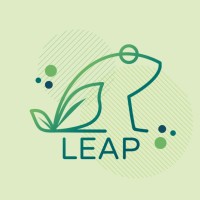 The Leap logo, The Leap contact details