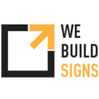 WeBuildSigns logo, WeBuildSigns contact details