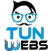 TunWebs logo, TunWebs contact details