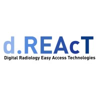 d.React logo, d.React contact details