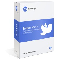 Web platform Falcon Space logo, Web platform Falcon Space contact details