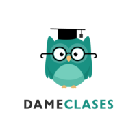 DameClases logo, DameClases contact details