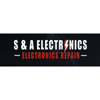 S & A Electronics logo, S & A Electronics contact details