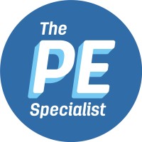 The PE Specialist logo, The PE Specialist contact details