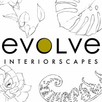 evolve interiorscapes logo, evolve interiorscapes contact details