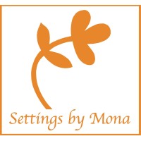 Settings by Mona logo, Settings by Mona contact details