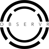 ObserVR logo, ObserVR contact details